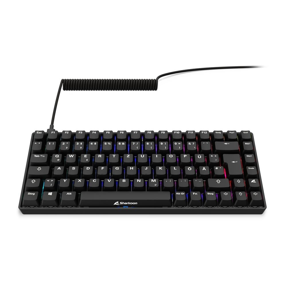 Sharkoon SGK50 S3 keyboard Gaming USB QWERTZ German Black - Afbeelding 4