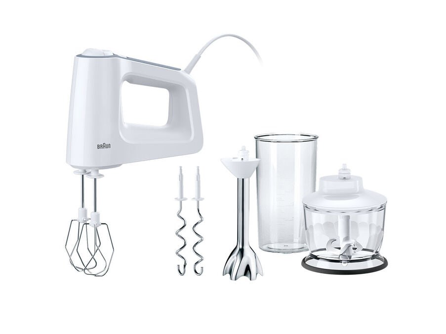 Braun MultiMix 3 HM 3137 WH Hand mixer 500 W White - Afbeelding 3