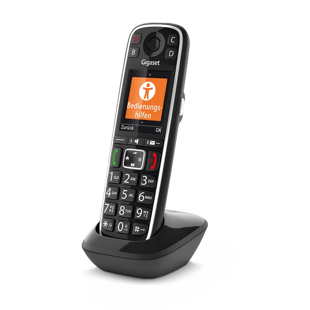 Gigaset E720HX Analog/DECT telephone Caller ID Black - Afbeelding 5