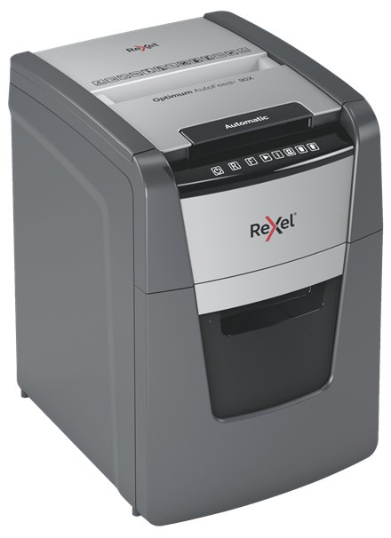 Rexel AutoFeed+ 90X paper shredder Cross shredding 55 dB Black, Grey - Afbeelding 8