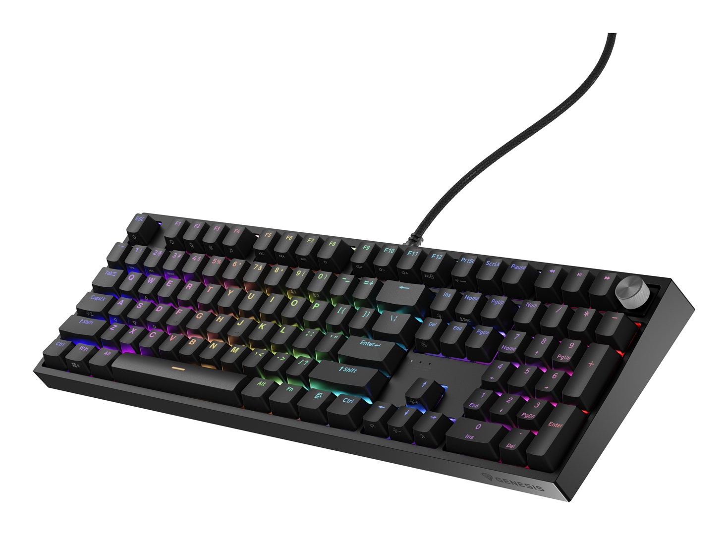 GENESIS THOR 404 keyboard Universal USB QWERTY English Black - Afbeelding 17