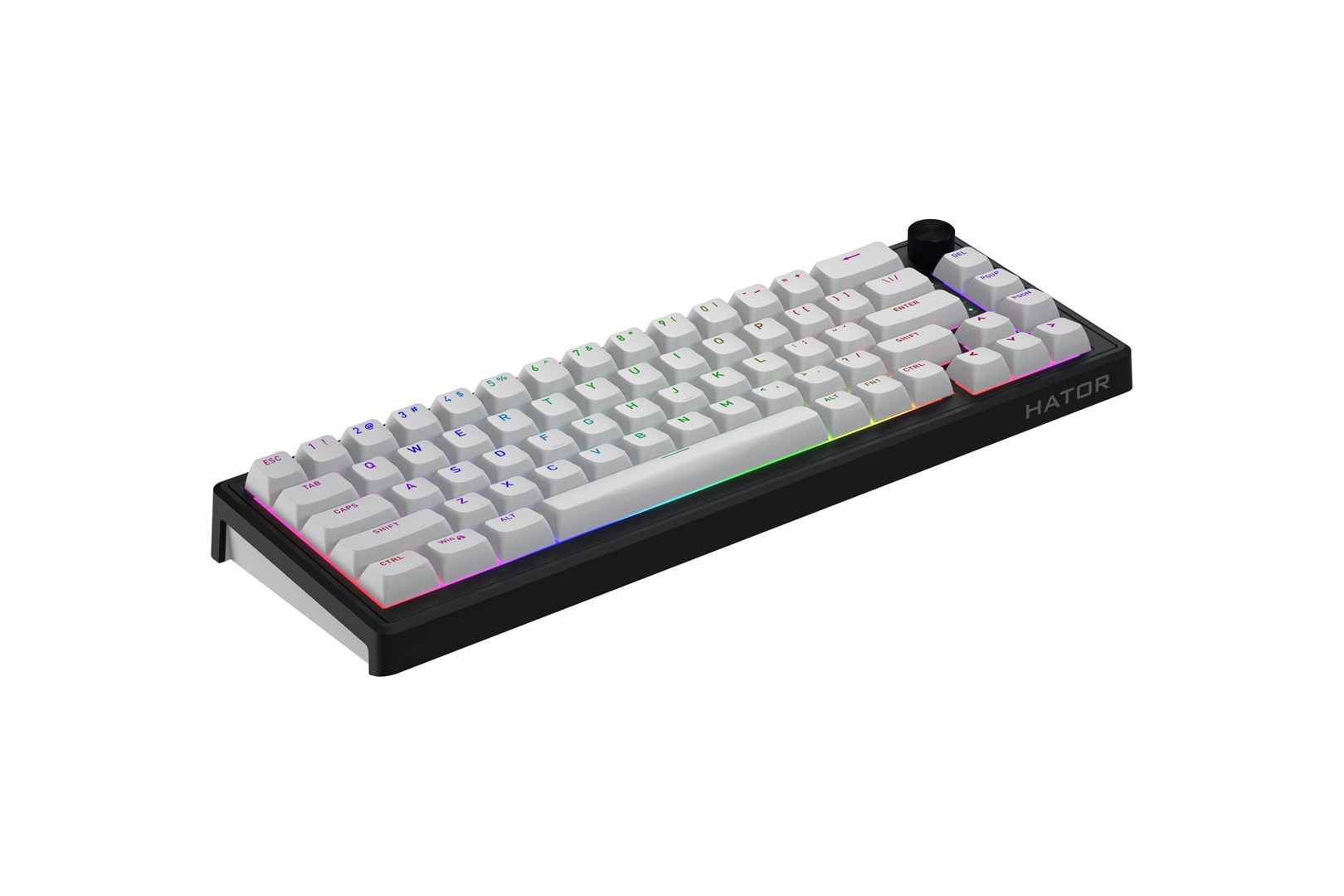 HATOR Skyfall Wireless 65 keyboard Gaming USB + RF Wireless + Bluetooth QWERTY US English Black, White - Afbeelding 14