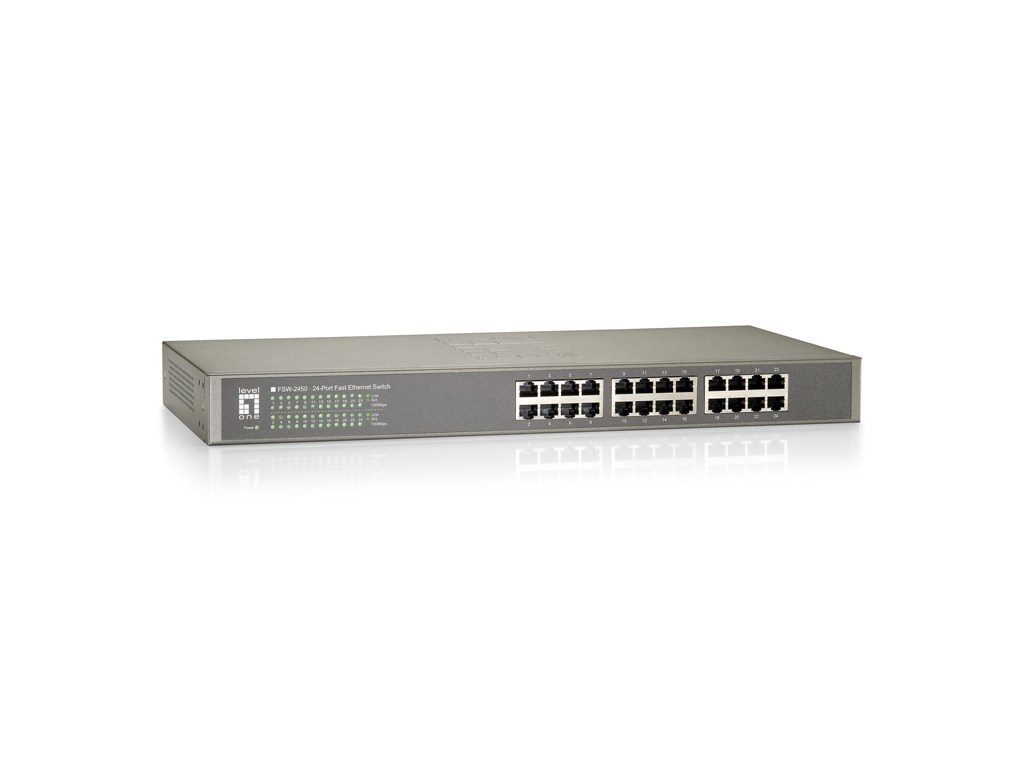 LevelOne 24-Port Fast Ethernet Switch - Afbeelding 7