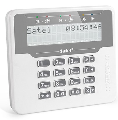 Satel VERSA-LCDM-WH security access control system Grey, White