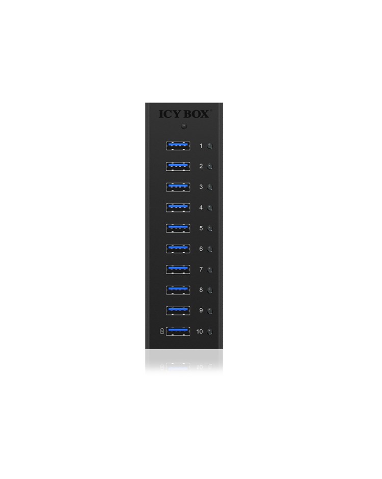 ICY BOX IB-AC6110 USB 3.2 Gen 1 (3.1 Gen 1) Type-B 5000 Mbit/s Black - Afbeelding 12