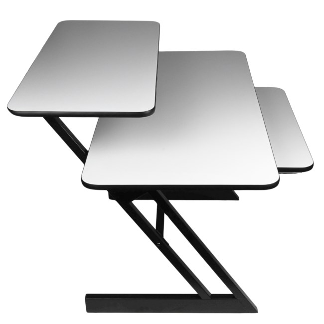 DNA Professional SD3 - Study desk with keyboard shelf, 91.4 cm (black and grey) - Afbeelding 4