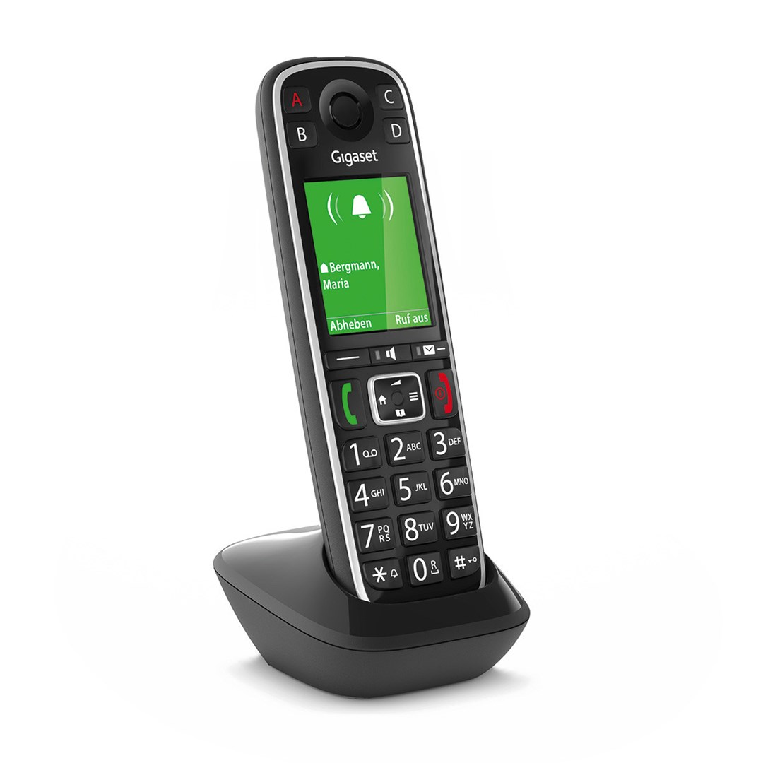 Gigaset E720HX Analog/DECT telephone Caller ID Black - Afbeelding 4