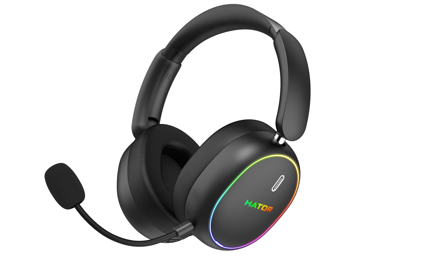 HATOR Phoenix 2 Wireless Headset Wired & Wireless Head-band Gaming USB Type-C / USB Type-A Bluetooth Black - Afbeelding 23