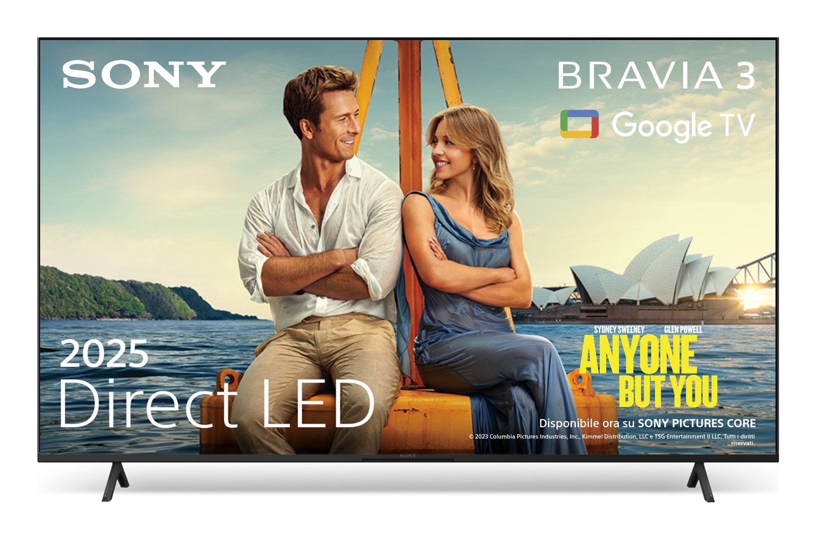 Sony K-55S3 138.7 cm (54.6") 4K Ultra HD Smart TV Wi-Fi Black