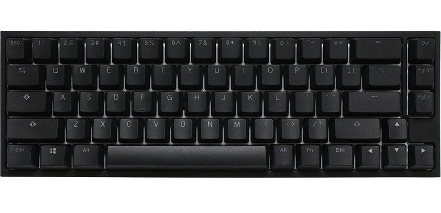 Ducky One 2 SF Gaming Keyboard, MX-Blue, RGB LED - Black (US)