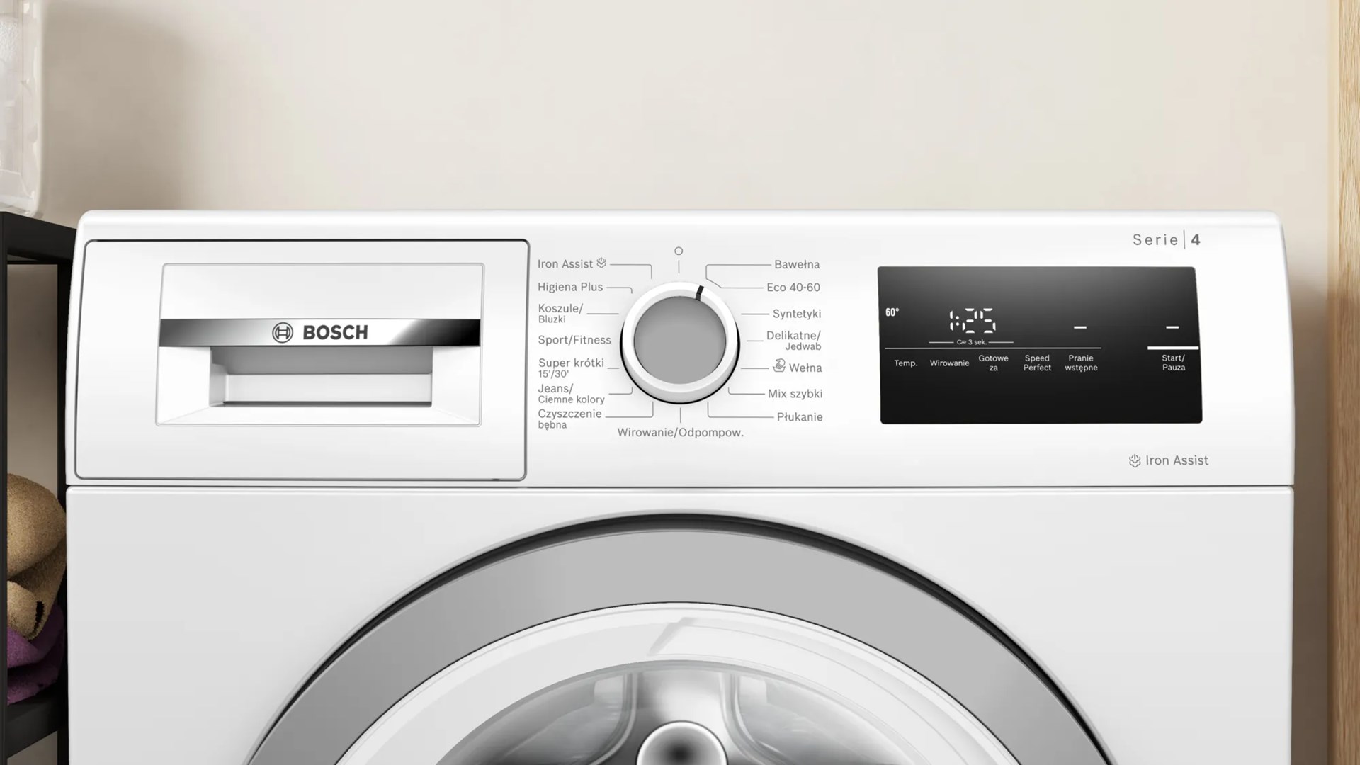 Bosch WAN2813APL Series 4 Front-loading washing machine 8 kg 1400 rpm White - Afbeelding 4