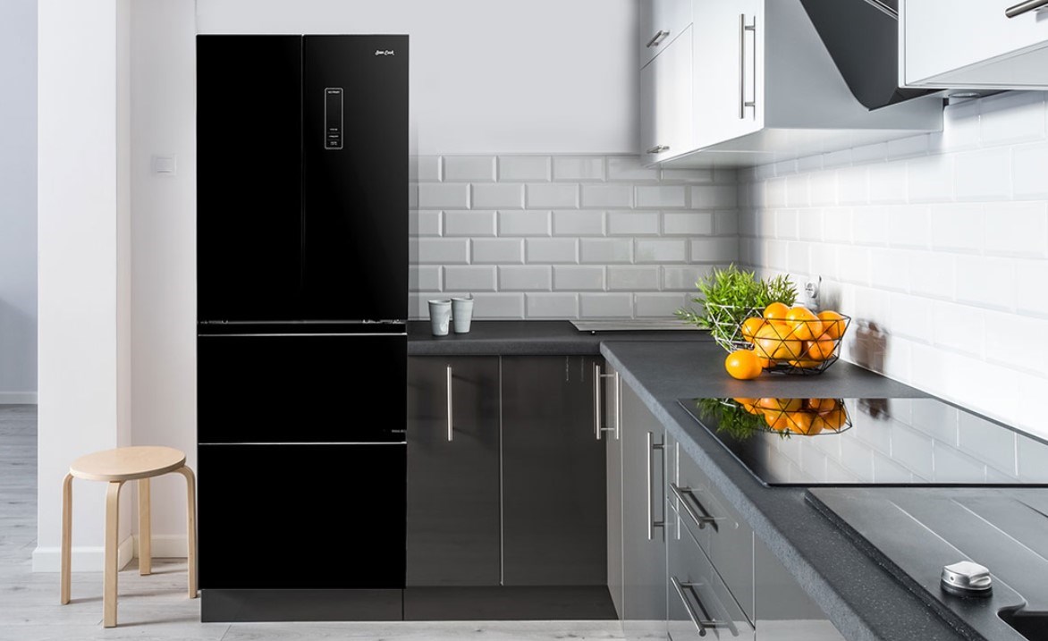 Sam Cook French Door refrigerator-freezer 351 l E Black - Afbeelding 6