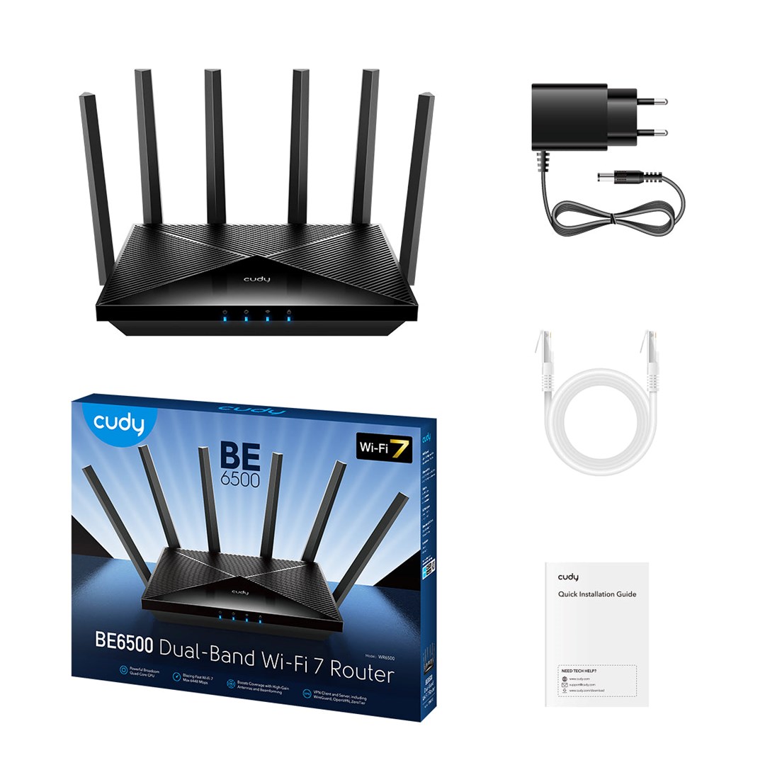 CUDY WR6500 Gigabit Wi-Fi 7 Router - Afbeelding 6
