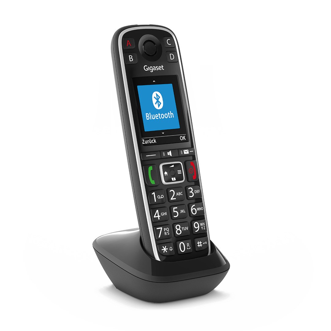Gigaset E720HX Analog/DECT telephone Caller ID Black - Afbeelding 3