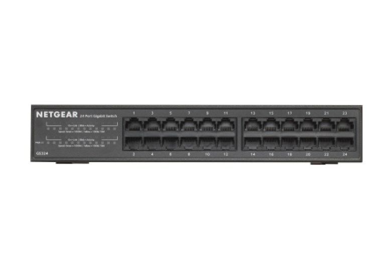 NETGEAR GS324 Unmanaged Gigabit Ethernet (10/100/1000) Black - Afbeelding 7