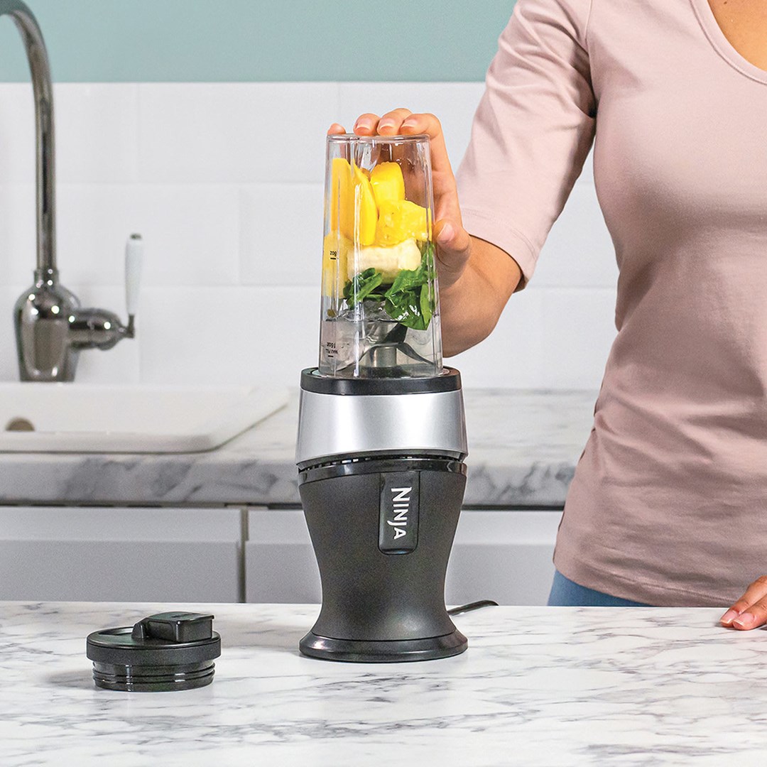 Ninja QB3001 0.47 L Tabletop blender 700 W Black, Silver - Afbeelding 8