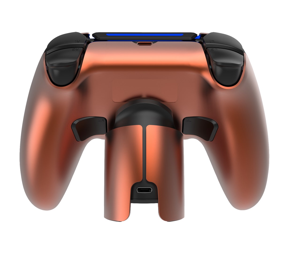 Deltaco Gaming GAM-199-ORANGECOPPER Gaming Controller Orange, Bronze Bluetooth/USB Gamepad PlayStation 5, PC, Android, iOS - Afbeelding 5