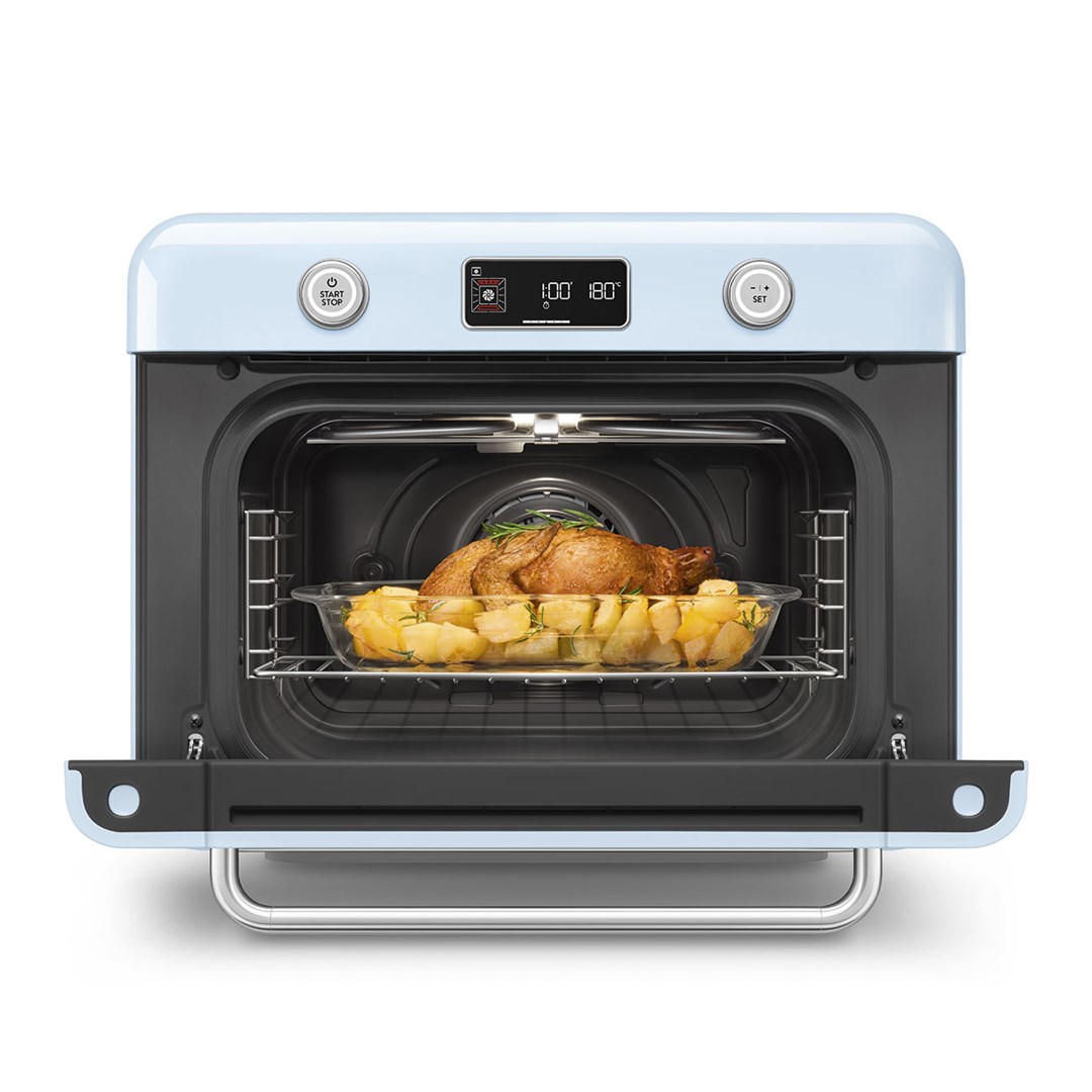 Smeg COF01PBEU steam oven Small Blue Buttons, Rotary - Afbeelding 8
