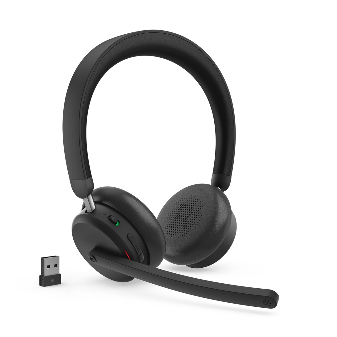 Lenovo ANC Headset 6550 Wireless Head-band Office/Call center USB Type-C Bluetooth Black - Afbeelding 14