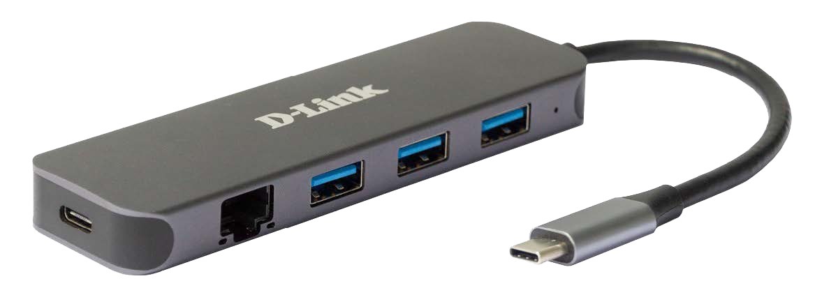 D-Link 5-in-1 USB-C Hub with Gigabit Ethernet/Power Delivery - Afbeelding 7