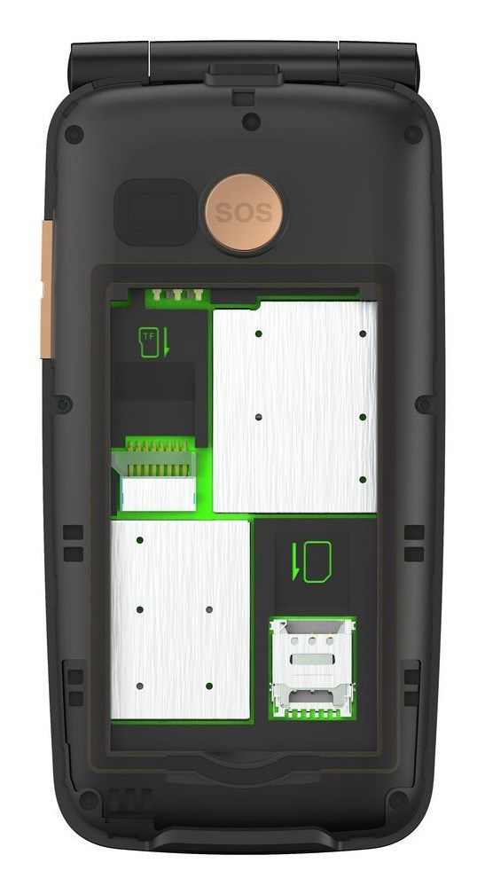 Gigaset GL795 7.11 cm (2.8") 142 g Black Senior phone - Afbeelding 9