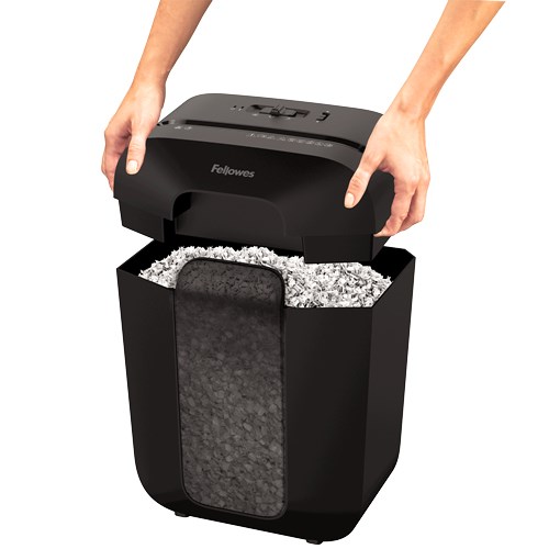 Fellowes Powershred LX41 paper shredder Particle-cut shredding Black - Afbeelding 4
