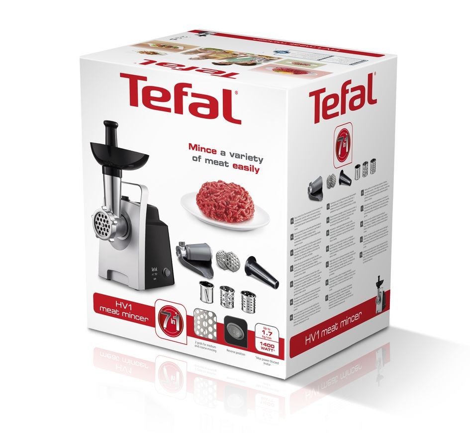 Tefal HV1 NE1098 mincer 1400 W Black,Silver - Afbeelding 18