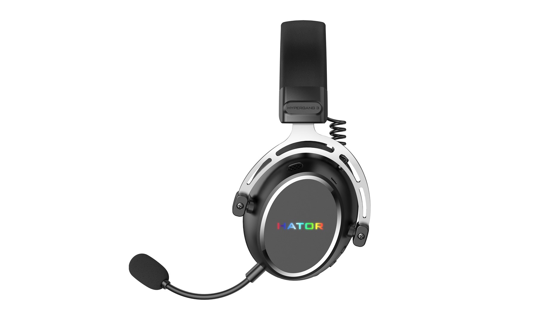 HATOR Hypergang 3 Wireless Headset Head-band Gaming USB Type-C / USB Type-A Bluetooth Black - Afbeelding 13