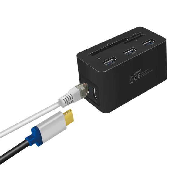 LogiLink UA0370 laptop dock/port replicator Wired USB 3.2 Gen 1 (3.1 Gen 1) Type-C Black - Afbeelding 14
