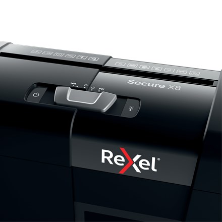 Rexel Secure X8 paper shredder Cross shredding 70 dB Black - Afbeelding 13