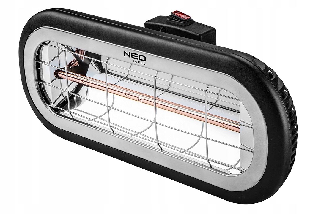 NEO TOOLS 90-032 electric space heater Infrared Indoor & outdoor 2000 W Black - Afbeelding 2
