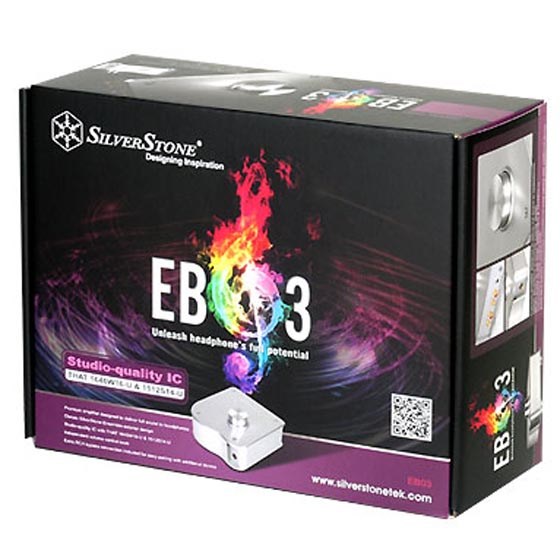 Silverstone SST-EB03S headphone amplifier Silver - Afbeelding 6