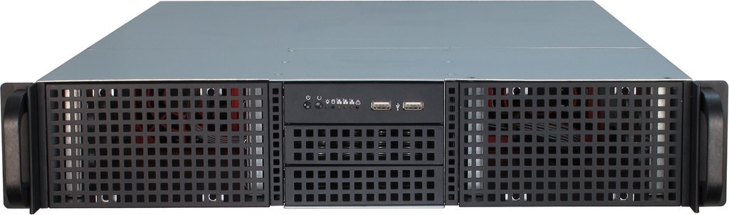 Inter-Tech 2U-20255 Rack Black, Stainless steel - Afbeelding 4