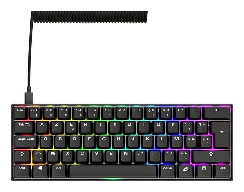 Sharkoon 100065630 keyboard Home USB QWERTZ German Black - Afbeelding 4