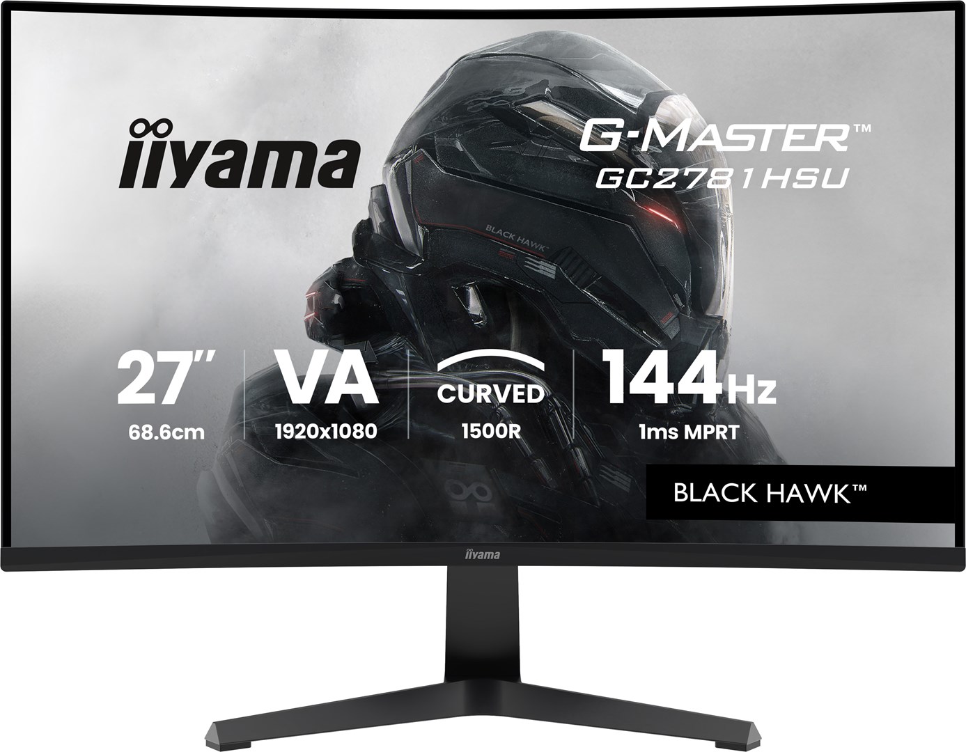 iiyama G-MASTER GC2781HSU-B1 computer monitor 68.6 cm (27") 1920 x 1080 pixels Full HD LCD Black