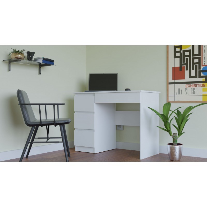 Desk Mijas left White matt - Afbeelding 3