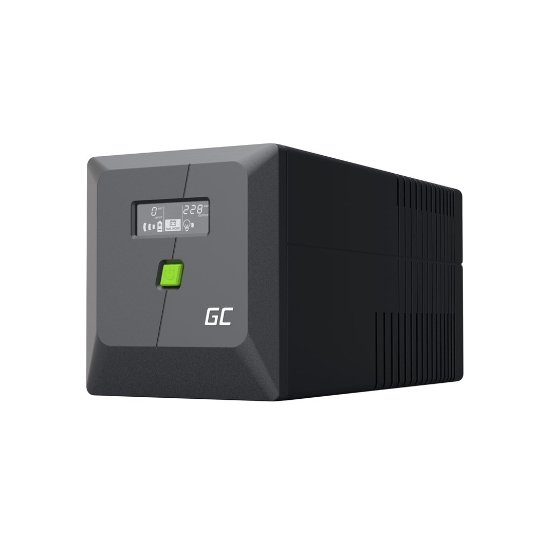 Green Cell uninterruptible power supply (UPS) Line-Interactive 0.75 kVA 480 W 4 AC outlet(s) - Afbeelding 3