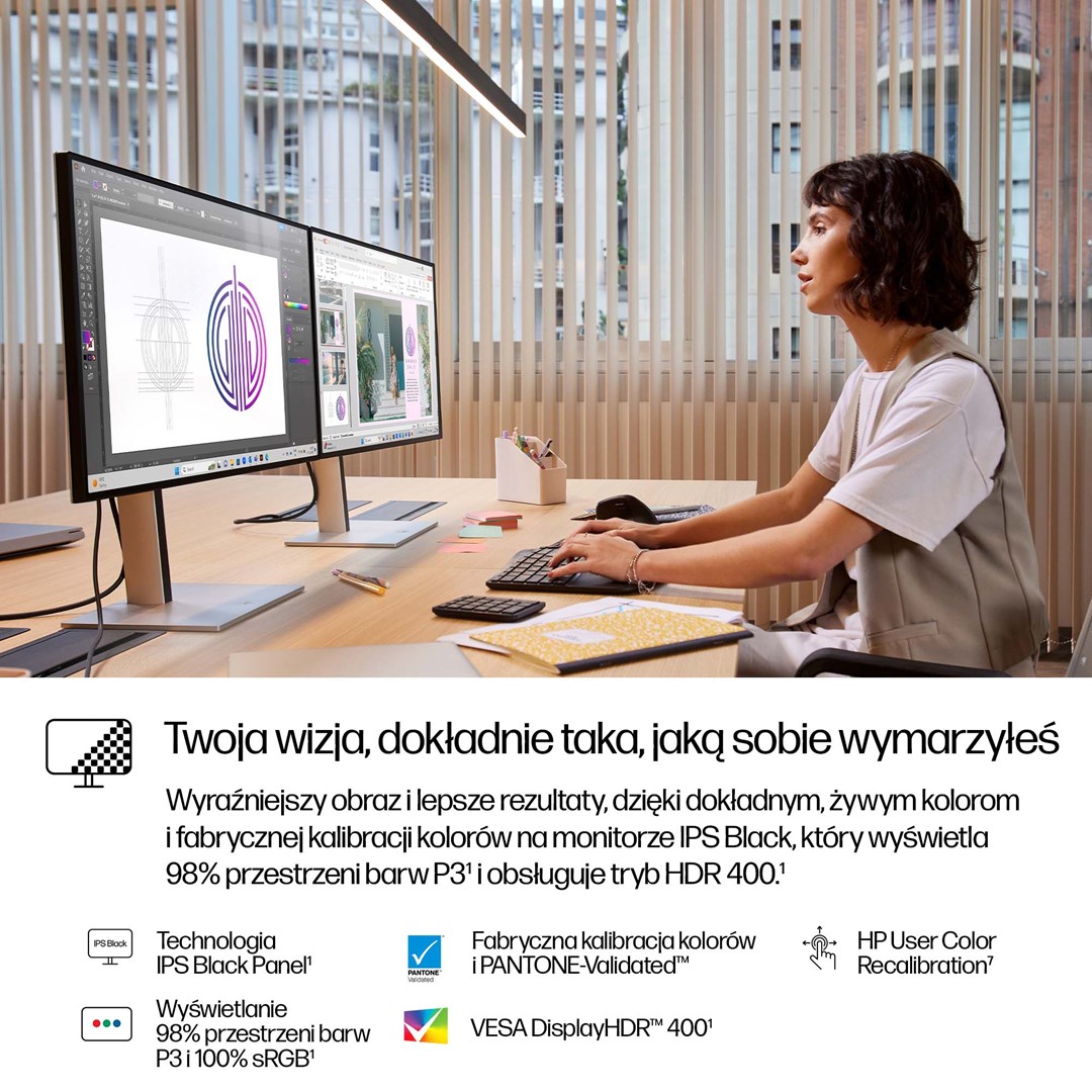 HP Series 7 Pro 27 inch QHD Thunderbolt 4 Monitor - 727pu - Afbeelding 10