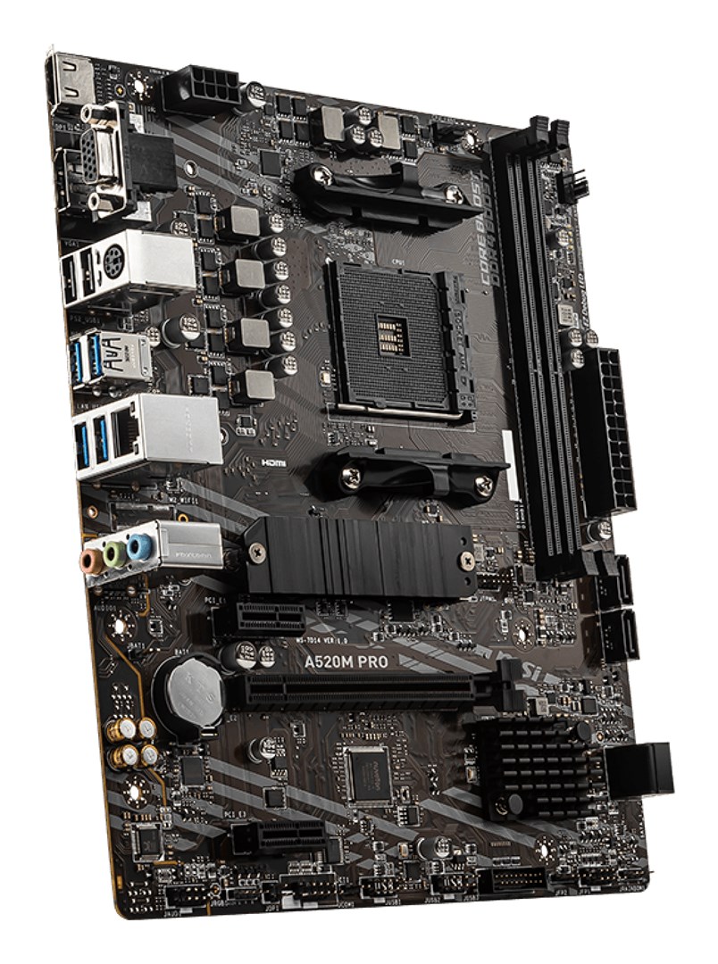 MSI A520M PRO motherboard AMD A520 Socket AM4 micro ATX - Afbeelding 10