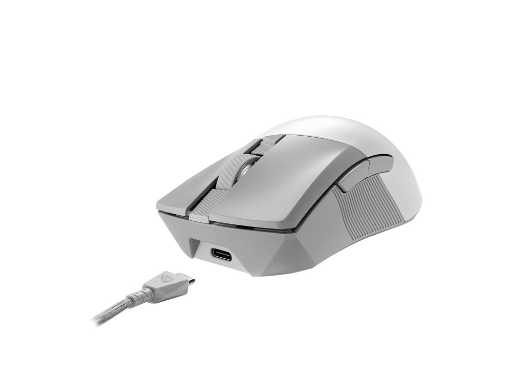 ASUS ROG Gladius III Wireless Aimpoint White mouse Gaming Right-hand RF Wireless + Bluetooth + USB Type-A Optical 36000 DPI - Afbeelding 9