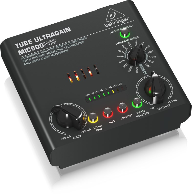 Behringer MIC500USB audio preamplifier - Afbeelding 4