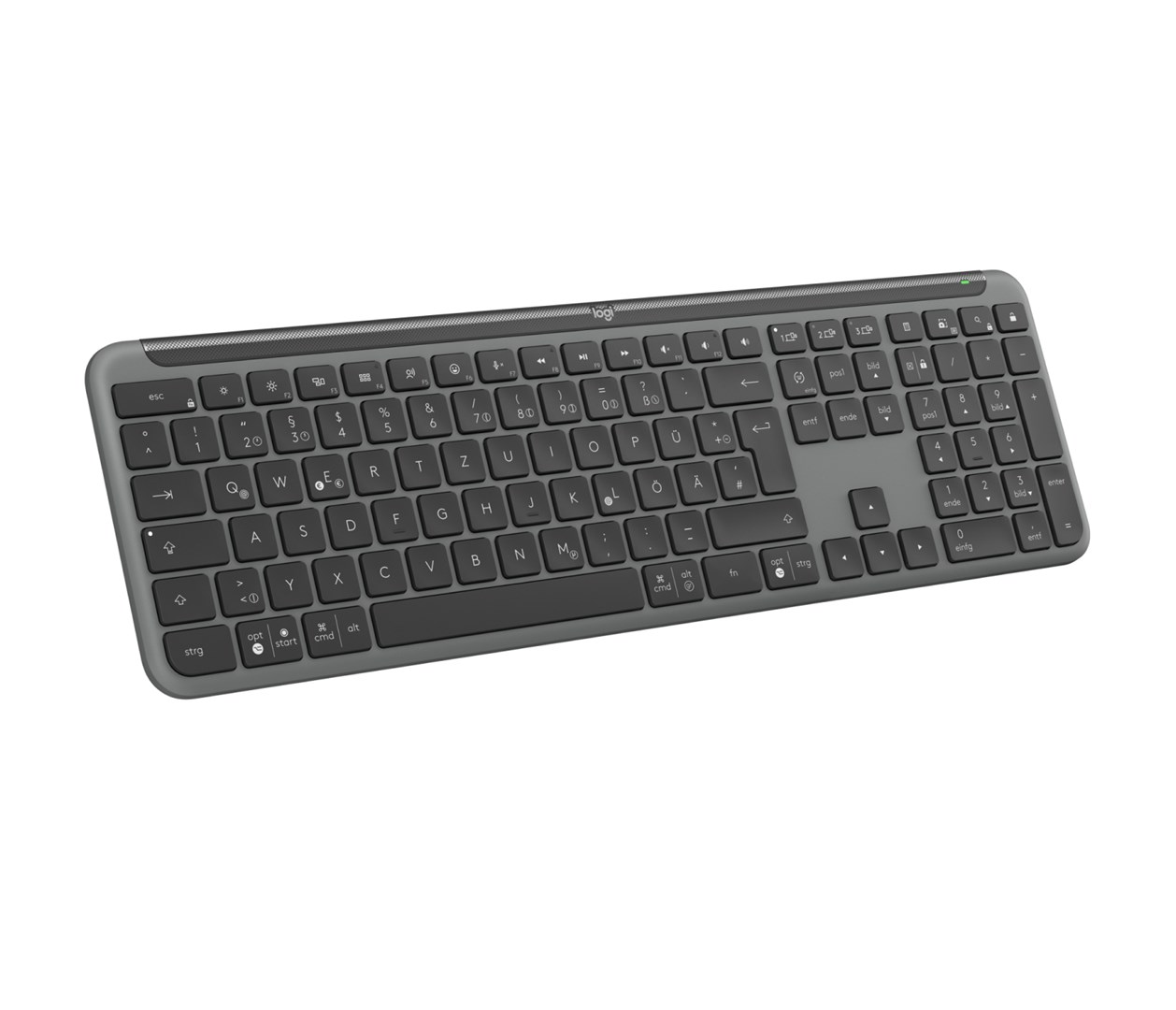 Logitech 920-012451 keyboard Office RF Wireless + Bluetooth QWERTZ German Graphite - Afbeelding 4