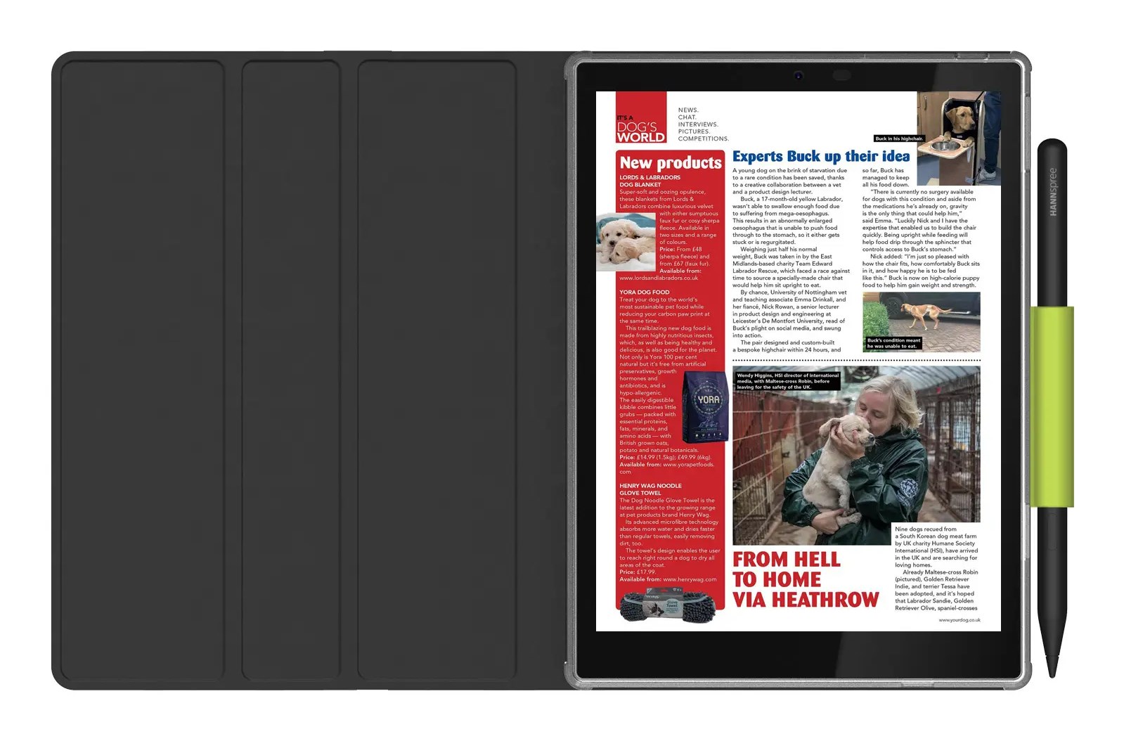 Hannspree Lumo 7.8 Reader Tablet 64 GB 19.8 cm (7.8") Android Black - Afbeelding 14