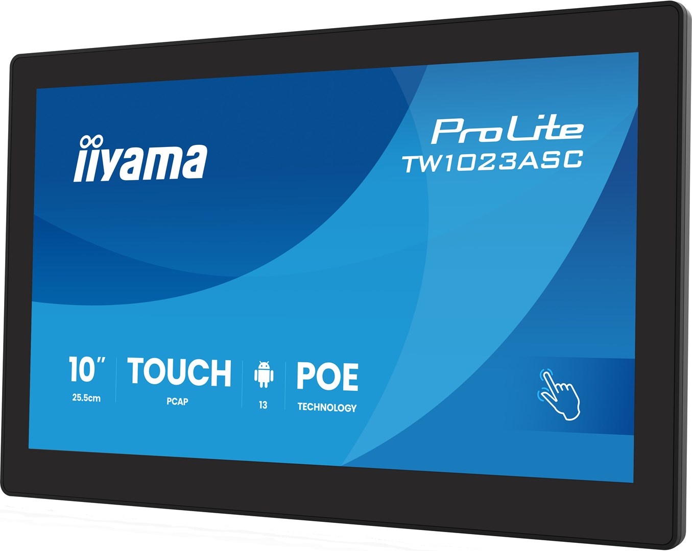 iiyama TW1023ASC-B3P Signage Display Kiosk design 25.6 cm (10.1") Wi-Fi 385 cd/m² WXGA Black Touchscreen Built-in processor Android 24/7 - Afbeelding 4