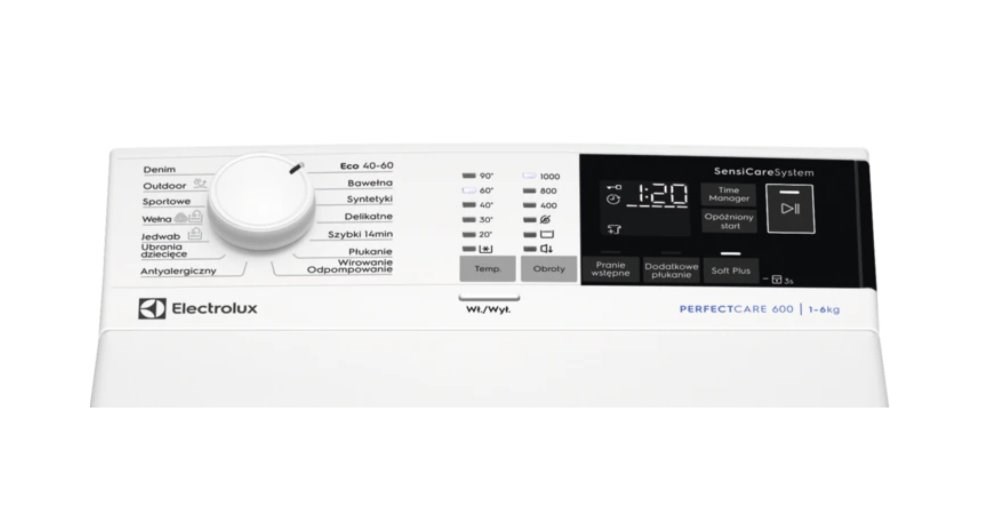 Electrolux EW6TN4062P washing machine Top-load 6 kg 1000 RPM D White - Afbeelding 3