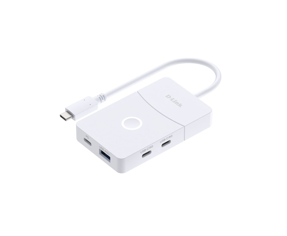 D-Link DUP-501 interface hub USB 3.2 Gen 1 (3.1 Gen 1) Type-C 5000 Mbit/s White - Afbeelding 7