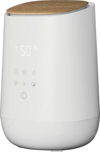 Medisana AH 680 humidifier Ultrasonic 2.6 L White, Wood 24 W