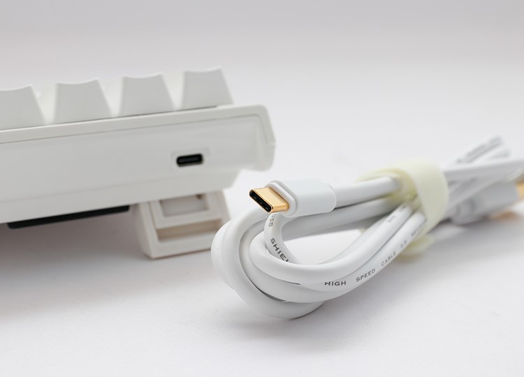Ducky DKON2061ST keyboard Gaming USB QWERTZ German White - Afbeelding 6