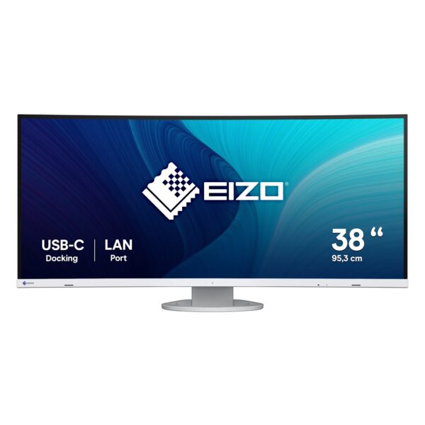 EIZO FlexScan EV3895-WT computer monitor 95.2 cm (37.5") 3840 x 1600 pixels UltraWide Quad HD+ LCD White