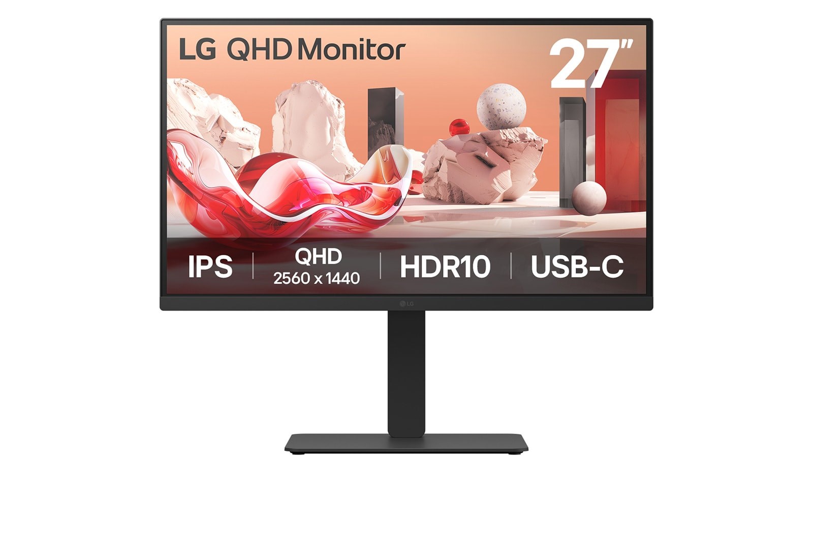 LG 27BA75QB-B.AEU computer monitor 68.6 cm (27") 2560 x 1440 pixels Wide Quad HD LED Black
